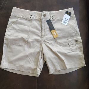 NWT khaki cargo shorts